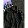 Camisa de cuadros de manga corta para hombre, estilo fino de verano, estilo americano moderno, camisa elegante con cuello de solapa, chaqueta casual holgada de media manga