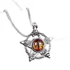 Colgante Trendy Versátil para Hombre Hermano, Joyería Fluorescente Personalizada, Elegante Accesorio Masculino con Audaz Diseño de Ojo