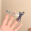 Grampo de Cabelo Coração de Pêssego Pequeno com Gotejamento de Óleo Estilo Coreano, Presilha para Franja Estilo Doce Diário, Acessório de Cabelo