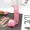 Fita de organza com borda fina de 2,5 cm de largura, laço de seda para embalagem de caixa de presente com detalhes em folha de ouro, novo estilo.