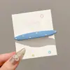 Pinza para el pelo con estampado de leopardo y flores, accesorio para el pelo elegante y exquisito, pinza dulce para flequillo, pinza para el pelo para mechones sueltos, adorno para el pelo elegante y exquisito
