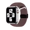 Adequado para pulseira apple iwatch apple ajustável trançada 8 pulseira apple fivela dobrável sucção magnética pulseira ultar