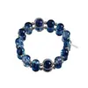 Popular Pulseira Coroa Xuan Yun em Estilo Antigo com Contas Pretas do Rei Fantasma Tai Chi e Laço, Presente para Casais