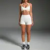 Conjunto de Ropa Deportiva Transfronteriza Espalda Bonita Secado Rápido Chaleco Deportivo Entrenamiento al Aire Libre Correr Pilates Yoga Conjunto de Tops