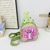 Nova Bolsa Peitoral Stitch Infantil para Meninos e Meninas, Porta-Moedas Fofo de Desenho Animado, Bolsa de Ombro Casual Tendência para Uso Externo