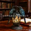 Luz de Noche Creativa Transfronteriza Diosa Luna Pájaro Estatua Retro Escena de Escritorio para el Hogar Decoración de Atmósfera