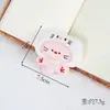 Pingente de Boneca Cabeça de Gato de Pelúcia Macia Fofa, Broche de Pelúcia, Chaveiro de Bolsa para Menina, Acessório de Pingente de Boneca