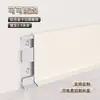 Rodapié de Aleación de Aluminio a Presión Base Ultraestrecha 6/8cm Ultradelgado Minimalista Estilo Crema Rodapié Metálico