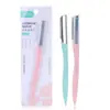Recortador de cejas Lml con cuchillas afiladas, antiarañazos, seguro para principiantes, acero inoxidable reemplazable, lavable, múltiples tipos de herramientas para el cuidado de las cejas