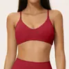 Sujetador sin espalda transfronterizo sin costuras con tirantes finos, sujetador de yoga transpirable en forma de Y para mujer, sujetador deportivo de secado rápido 5112