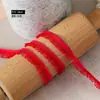 Venda Direta da Fábrica Fita Plissada Colorida Mini 1,0 cm em Estoque para Roupas e Bonecas DIY, Fita Plissada Ruffle de Rede de Peixe Matte