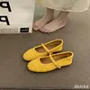 Nuevos Zapatos de Fiesta de Noche de Correa Única de Boca Baja Estilo Francés de Comercio Exterior Primavera/Verano 2026 Para Mujer 2026 Nuevo Malla Transparente Transpirable