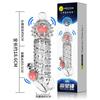 Preservativo Lobo de Cristal Amor Secreto com Pontas, Bloqueio de Esperma, Alongamento e Espessamento, Design Tridimensional de Partículas Grandes, Produto Inovador para Adultos