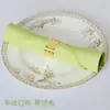 Hotel Restaurante Occidental Paño de Boca Servilleta Color Sólido Tela de Servilleta Rojo Blanco Azul Tejido Plano Tela Plegada Flor Tela para Secarse las Manos