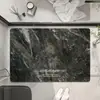 Felpudo de Suelo para Baño con Patrón de Mármol de Lujo Ligero Transfronterizo Ozon El Más Vendido Felpudo Decorativo para Baño Alfombrilla Absorbente de Agua Antideslizante