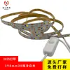 Fita de LED 3V 2835 Monocromática Luz Branca Fria 30 LEDs 60 LEDs 8mm com Fita de LED Autoadesiva Luz Suave Espelho de Maquiagem Moldura de Foto Luminosa