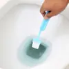 Cepillo para inodoro de mango curvo en forma de V, una herramienta mágica para limpiar hendiduras y rincones difíciles de alcanzar, cepillo de limpieza de plástico para el interior del inodoro