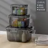Caja de Almacenamiento de Ropa Transparente Grande Engrosada para el Hogar Transfronteriza Caja Organizadora de Bocadillos y Juguetes de Comercio Exterior Caja de Almacenamiento Sellada