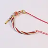 Pulsera de Media Cuenta y Media Cuerda Tejida a Mano, Nueva Tendencia Nacional Cuerda de Mano Semi-Terminada, Pulsera Original Pulsera de Cuentas DIY