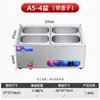 Mesa de Isolamento para Desktop Mesa de Vendas com Isolamento de Aço Inoxidável Comercial Tipo Capa Protetora Gabinete de Isolamento de Alimentos Aço Inoxidável Espessado