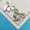 Galvanizado Oso Artificial Pajarita Copo de Nieve Corona Flor Plástico Accesorios Diadema DIY Agarrador Funda de Teléfono Celular Hebilla de Zapato Pegatina
