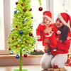 2026 Árvore de Natal Artificial Quente de Vendas Transfronteiriças Pe Ecológica Retardante de Chama Árvore de Natal de Pescoço Torto Itens Festivos para Decoração de Casa