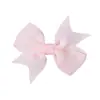 Pinza para el cabello de lazo de color sólido de Amazon transfronterizo, clip lateral para bebé, diadema para bebé de cola de milano para niños, venta al por mayor