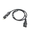 Cable de encendedor de cigarrillos en forma de D, Cable eléctrico para coche estilo americano con luz, La longitud del cable de alimentación del encendedor de cigarrillos se puede personalizar