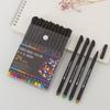 Plumas Fineliner de Colores Transfronterizas en Stock para Estudiantes, Bocetos, Pintura, Delineado de Secado Rápido, Plumas de Dibujo a Base de Agua, Set de 60 Colores