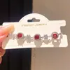 Pulsera de Flor Redonda de Circonita Mismo Estilo que Little Red Book Pulsera de Lujo Ligero y de Alta Gama Estilo Ins Pulsera Versátil de Nicho Joyería para Mujeres