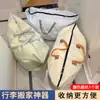 Bolsa de Compras Dobrável de Grande Capacidade para Supermercado, Bolsa Tote Portátil Ecológica, Bolsa de Compras Impermeável na Moda, Bolsa de Armazenamento para Viagem