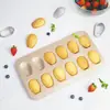 Molde para Pasteles Madeleine Antiadherente de 12 Piezas Plato para Pasteles con Forma de Concha Cocina Casera Utensilios para Hornear Galletas Molde para Hornear Galletas Utensilios para Horno