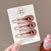 Accesorios de Estilo Coreano para Principios de Primavera Pinza para el Cabello, Pinza Lateral Dulce de Dopamina, Pinza para Flequillo, Pasador Exquisito de Alta Gama
