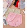 Vinagre belleza nuevo 1917 color sólido algodón calzones cintura media-alta para mujer amoniaco desnudo sin costuras alta elasticidad