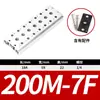 Base de Válvula Solenoide Pneumática para Manifold 4V210/V200M/V110 Placa Cega de Exaustão de Ar 2F com Gaxeta 4F Posição 3 Grupos 6