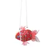 Mochila Nueva de Año Nuevo - Año de la Oveja 2027, Pez Koi Estilo Chino, Festival de Primavera, Bolso Cruzado Rojo Festivo para Niños, Mayoreo