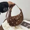 Bolso bandolera de moda estilo coreano, lindo y moderno, nueva colección verano 2026, diseño simple, adecuado para el trabajo y los desplazamientos, bolso de hombro de lunares de moda