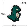 Comercio Exterior Transfronterizo Dinosaurio Bordado Pegatinas de Tela Animal de Dibujos Animados Pegatinas Bordadas para Computadora Insignia Parches Decorativos para Ropa de Bebé