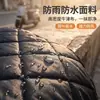 Capa de inverno à prova de vento e quente para bicicletas elétricas e motocicletas, espessa e forrada com fleece, à prova d'água e à prova de vento, projetada para clima frio