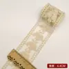 Tejido de malla seleccionado de alta calidad con lazos decorativos hechos a mano DIY de doble cara, ribete de encaje y tela bordada colorida para los bajos de la falda.
