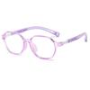 Populares Marcos de Gafas Suaves de Silicona para Clases en Línea de Estudiantes de Primaria, Marcos de Gafas de Dos Tonos Flexibles, Marcos de Gafas Graduadas Ultra-Ligeros para Niños