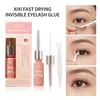 Xixi Transparente Invisible Sin Rastro Ultra Duradero Estilizado Natural Suave Fácil de Quitar Secado Rápido Cabezal de Pincel Fino Pegamento para Pestañas Postizas