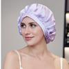 Gorro de Noche de Seda Amazon para el Cabello Sombrero para el Cabello de Mujer Cuidado del Cabello para el Hogar Ajustable Sin Marcas Seda de Morera Gorro de Ducha Gorro de Confinamiento
