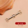 Metal Fivela Estilo Chinês Novo Casaco Suéter Roupas Hanfu Infantil Botões Decorativos