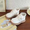 Botas para niña, Botas de princesa a la moda, Botines para niños, Otoño 2025 Nuevo Botas para niña con lazo de suela blanda
