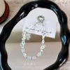 Cadena para Teléfono de Moño Incrustado de Diamantes, Llavero con Cuentas de Cristal, Colgante Exquisito para Bolso, Correa de Muñeca de Lujo Ligero al por Mayor