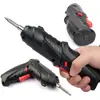 Chave de Fenda Elétrica Doméstica Recarregável Sem Fio Totalmente Automática Mini Ferramenta de Chave de Fenda Furadeira Elétrica