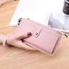 Damas indonesias bolso de mano largo de moda con hebilla oscura gran capacidad para tarjetas y cambio fabricantes venta al por mayor color rico