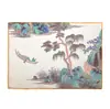 Paño de cocina al por mayor tapete de té gamuza tapete de té terciopelo coral tela de té pintado chino moda nacional estilo antiguo tapete para taza de té tapete de té altamente absorbente