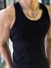 Chaleco deportivo ligero de verano para hombre, de hilo grueso, para fitness, culturismo, entrenamiento, elástico, ajustado, transpirable y absorbente del sudor.